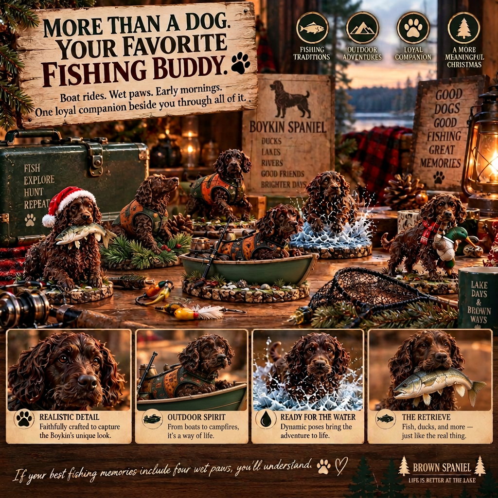 🎣🐾24 Days of Brown Spaniel Life – A Fishing Companion Christmas Collection