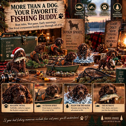 🎣🐾24 Days of Brown Spaniel Life – A Fishing Companion Christmas Collection