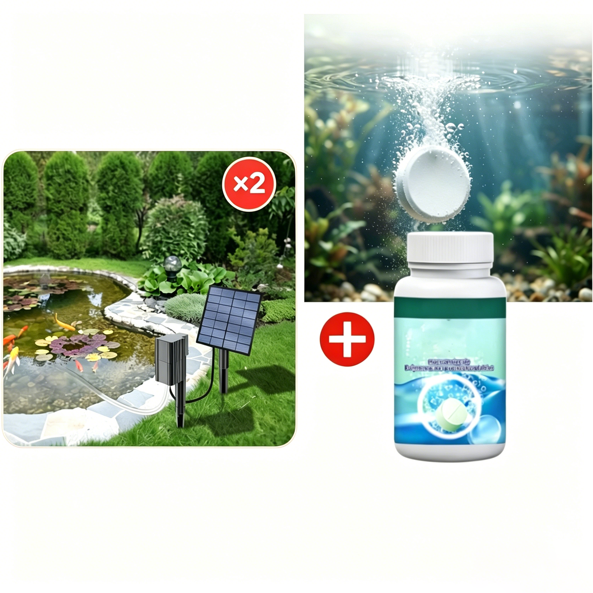 ☀️🐟 Solar Powered Pond Aerator with Air Pump – Easy Installation, No Wiring Required for Fish Ponds & Water Gardens 💦