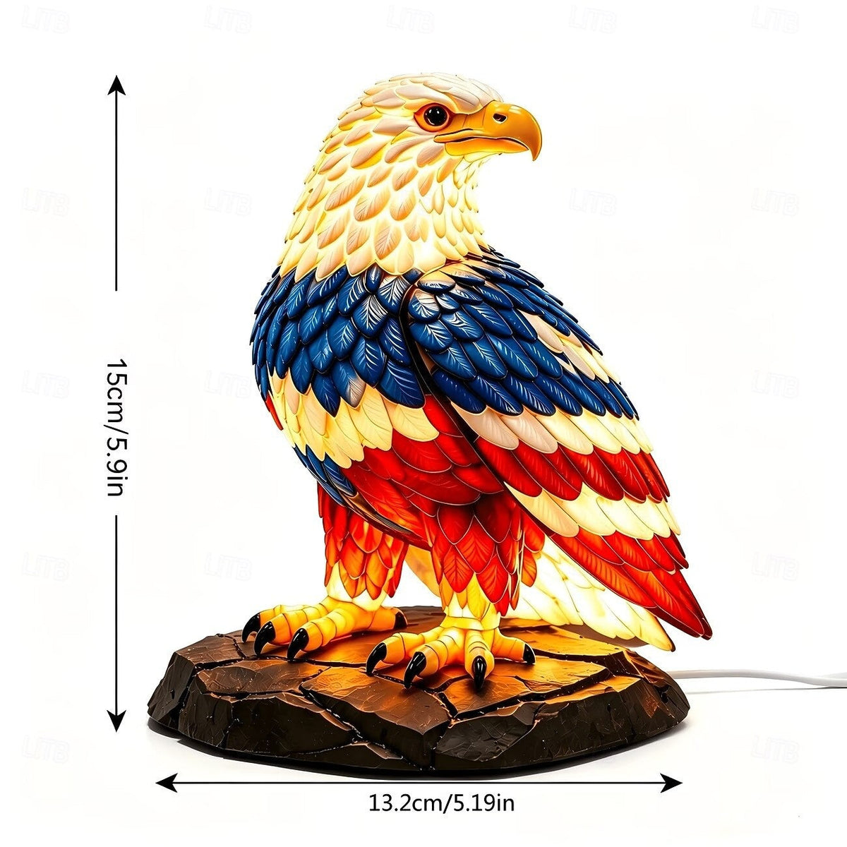 Eagle of Freedom Lamp - Celebrate America's 250th Anniversary With Strength, Freedom & Pride