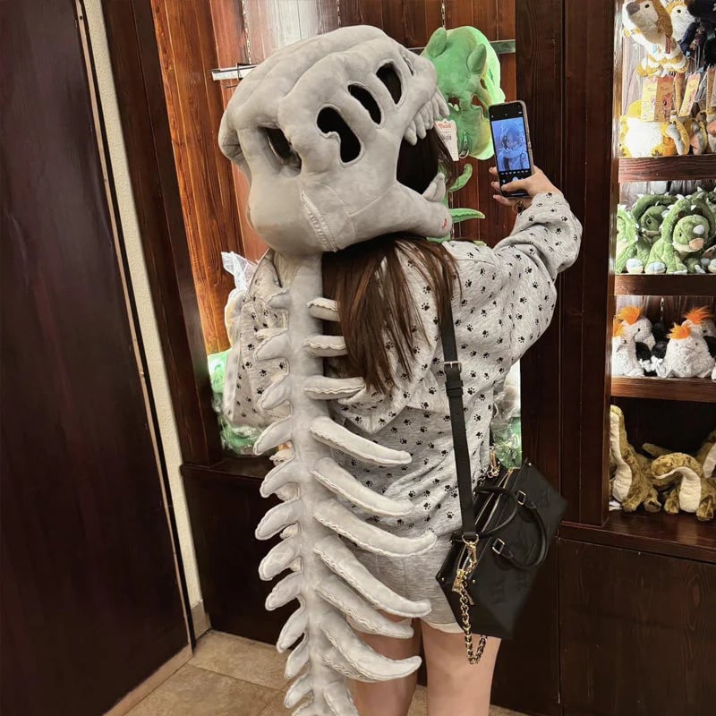 Realistic Dinosaur Skeleton Costume Set