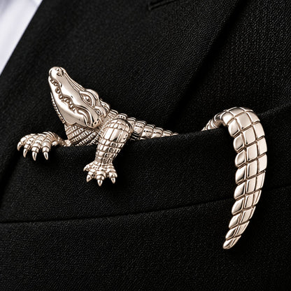 Luxury Sculpted Animal Brooch – Premium Statement Piece for Suits & Blazers