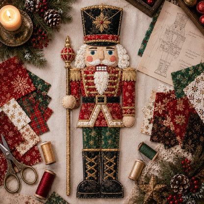 🔥LAST DAY 55% OFF - 🎄🎅Christmas Patchwork Fabric DIY Decor Kit