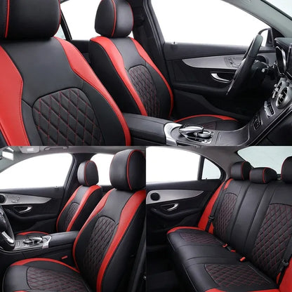 ⭐ 9-piece Universal Fit Leather Car Seat Cover Set