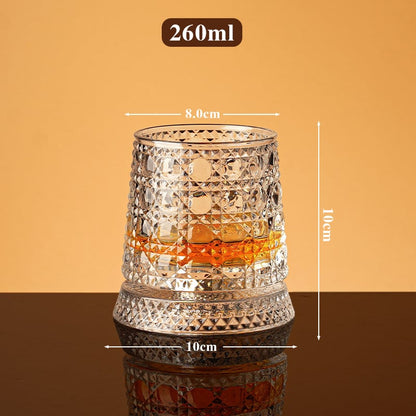 360 Degree Rotating Whiskey Glass