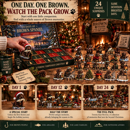 🎣🐾24 Days of Brown Spaniel Life – A Fishing Companion Christmas Collection