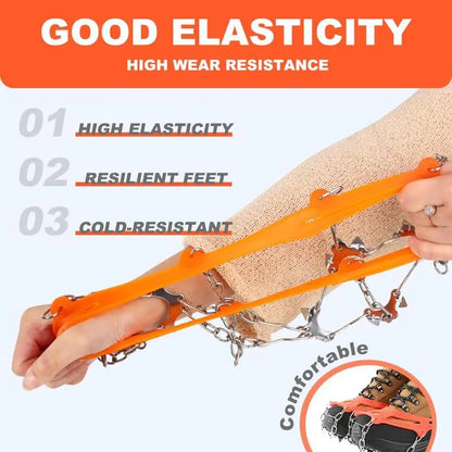 🧊 49% OFF Ice Cleats for Shoes – Anti-Slip Snow Grips for Winter Walking & Hiking