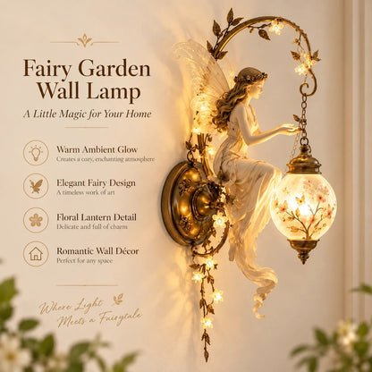 ⏰Limited Stock 49% OFF -🧚✨ Enchanted Fairy Blossom Lantern Wall Light 🌸🏮