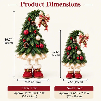 Whimsical Christmas Elf Tree Topper with Red Boots – Bring Holiday Magic Home