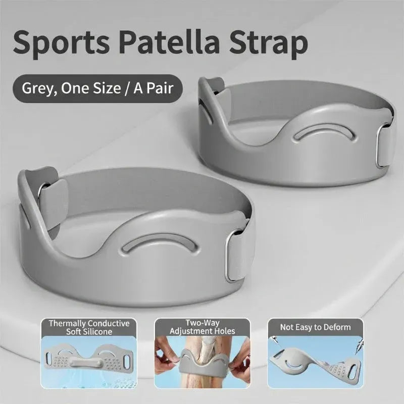 🦵 Breathable Shock-Absorbing Patella Knee Strap – Adjustable Support for Active Movement 🏃