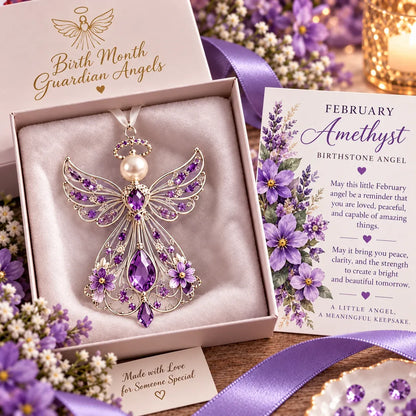 ⏳ Last Day 49% OFF – 👼 Birth Month Guardian Angel | 12 Birthstone-Inspired Keepsakes for Meaningful Gifts ✨