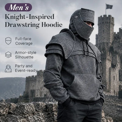 ⚔️Knight Cosplay Hoodie – Medieval Fantasy Streetwear Pullover!