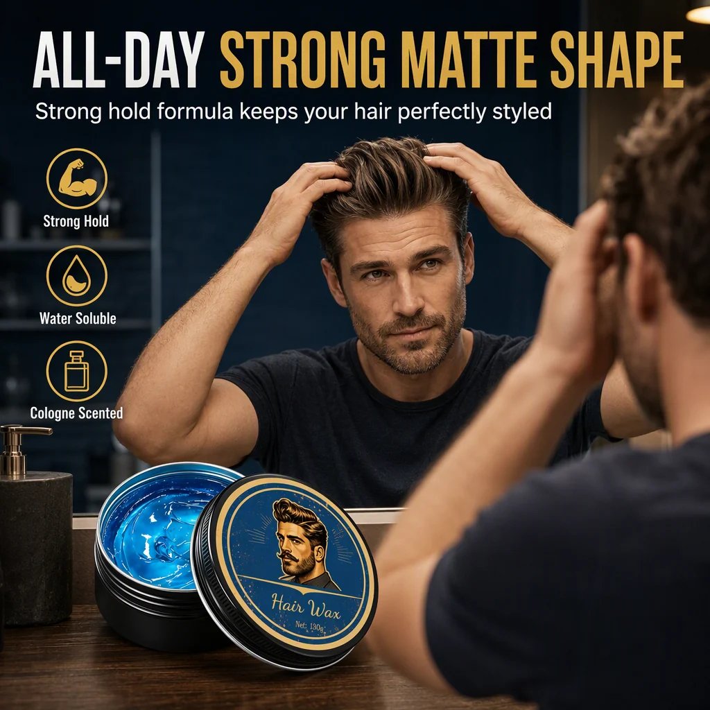 🎉💈 Cologne-Scented Men's Styling Pomade – 130 g