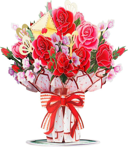 Forever-Blooming 3D Flower Pop-Up Card