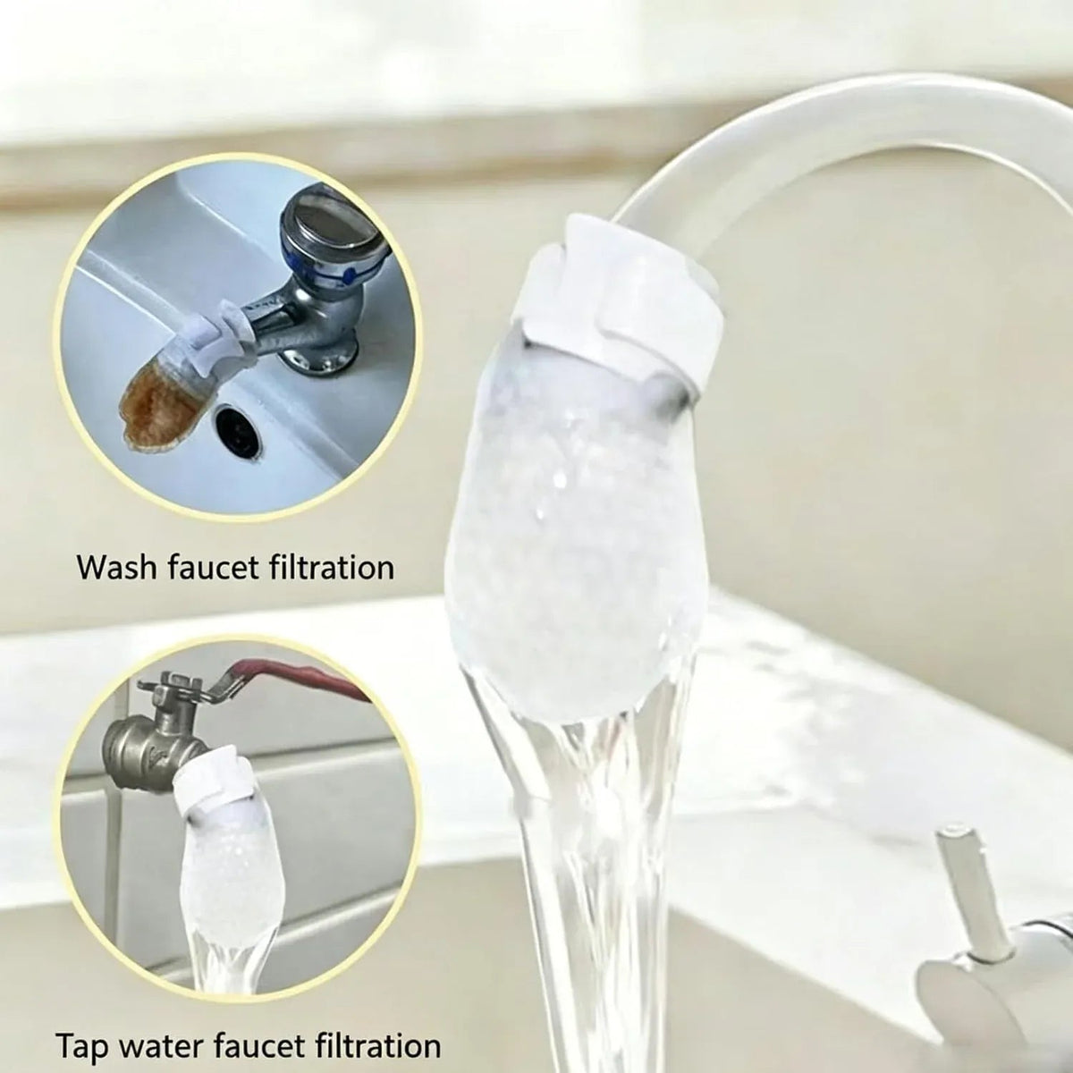 Faucet Filter Bag 💧 – Simple Tap Water Filtering Accessory