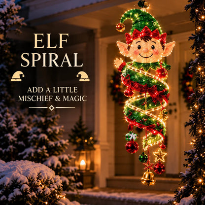 ⏳ ✨New Arrival 49% OFF – 🎄Christmas Magic Spiral™ Hanging LED Light Collection – 9 Festive Designs ✨ | Suspended Glowing Characters with Spiral Lights & Hanging Details for Porches, Windows, Entryways & Holiday Displays