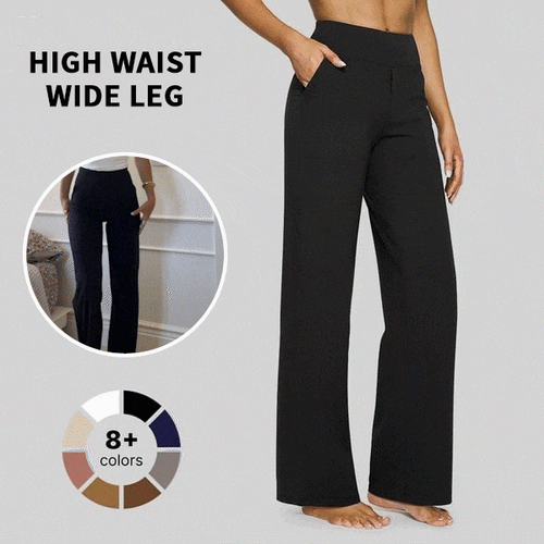 🌞Summer Hot Sale🔥Loose High-Waist Business Casual Pants Yoga Pants