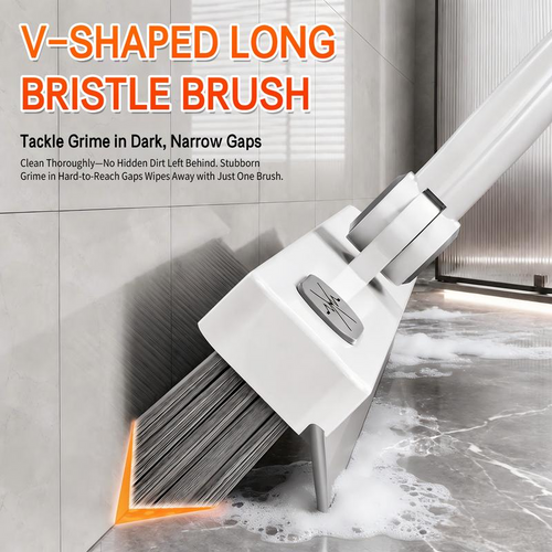 🧽 360° Swivel Window Track Cleaner – Extendable No-Touch Cleaning Tool