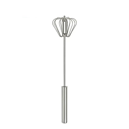 ⚡ Stainless Steel Hand-Push Whisk – Effortless Mixing in Seconds! 🍳
