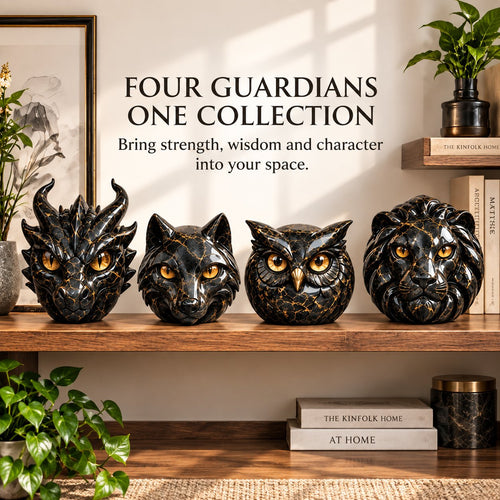🔥Luxury Guardian Animal Stone Sculpture- ✨Elegant Home Décor & Gift-Ready Art Piece