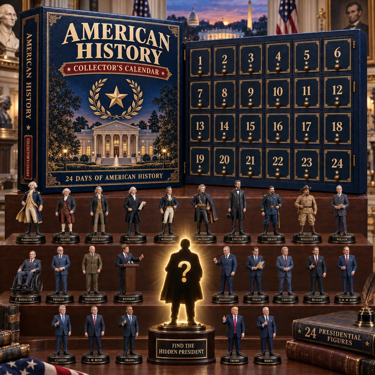 📜 American History Collector's Calendar