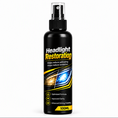 Fast-Acting Car Headlight Restoration Spray