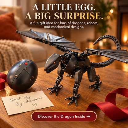 🥚🐉 DragonMorph – Egg to Dragon Transforming Mechanical Toy⭐️