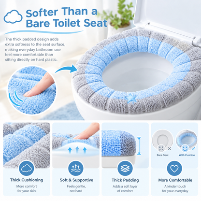 🚽Lightweight Washable Soft Toilet Seat Cushion