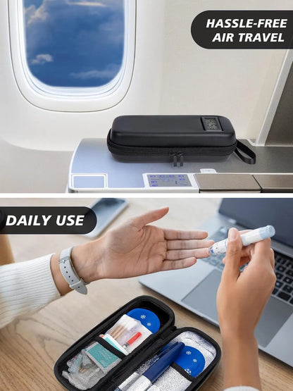 🔥Insulin Cooler Travel Case with Temperature Display