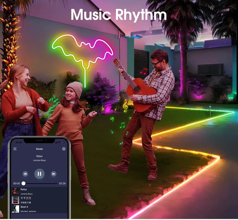 ⏳ CHRISTMAS HOT SALE ONLY $19.99!! ✨🌟 Faux Fur Neon Light Strip – 360° All-round Glow ✨