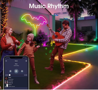 ⏳ CHRISTMAS HOT SALE ONLY $19.99!! ✨🌟 Faux Fur Neon Light Strip – 360° All-round Glow ✨