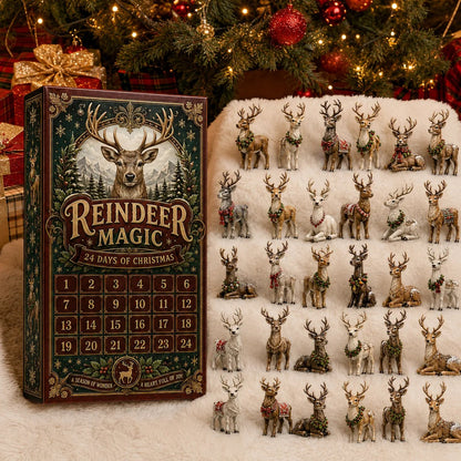🦌 Unleash Alpine Enchantment: 24 Days Reindeer Magic Ornament Advent Calendar 2026