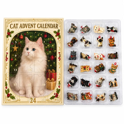 A Christmas Countdown Made for People Who Can Never Have Too Many Cats（2D Flat Style）