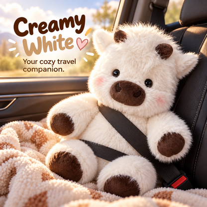 🐮 Highland Cow Soft Toy – 45cm fluffy plush, cloud-soft & cuddle-approved. Perfect gift for kids! 🎁💚