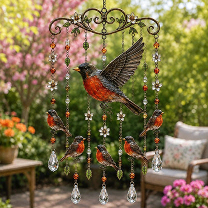 🔥 49% OFF – Hummingbird Crystal Wind Chime & Garden Suncatcher 🐦✨