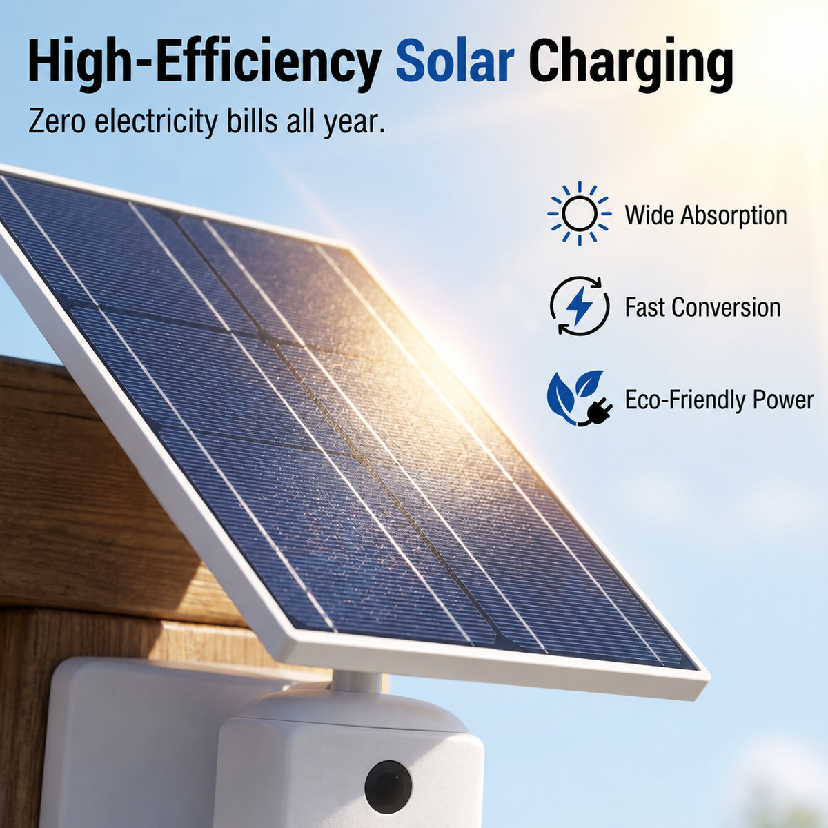 ⏰Solar-Powered Simulated Surveillance Camera Street Light