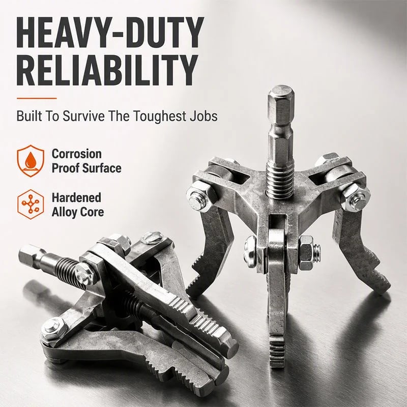⏰Universal 3-Jaw Broken Pipe Extractor for Hand Drills