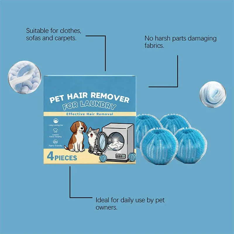 ⭐⏳Time-Limited Special⏰Reusable Pet Hair Remover Laundry Balls