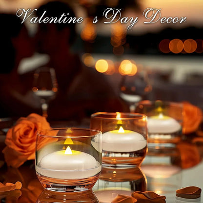 Floating LED Candles 🕯️ – Water-Activated Flameless Lights for Special Occasions