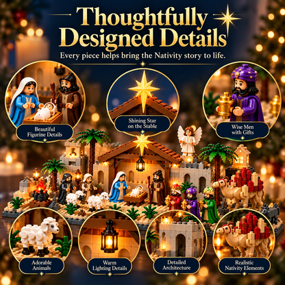 ⛪🎅Nativity Building Advent Calendar | 24 Daily Builds to Create a Complete Christmas Scene✝️