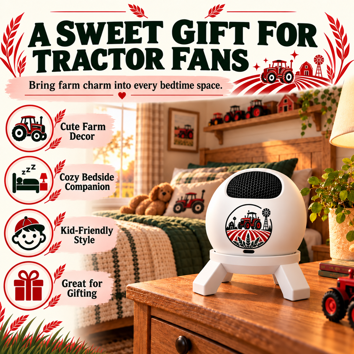 🚜 Tractor Dream Projector ✨ Bring the Farm Adventure Home