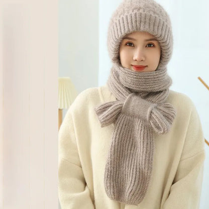 🎄Winter Versatile Knitted Hooded Scarf for Women
