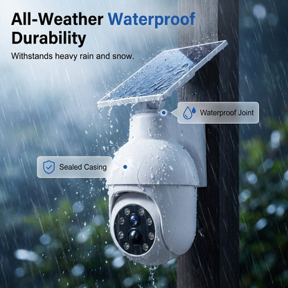 🎥Solar-Powered Simulated Surveillance Camera Street Light