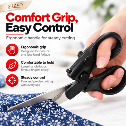 Laser Guided Sewing Scissors – Multi-Purpose Scissors with Infrared Cutting Guide