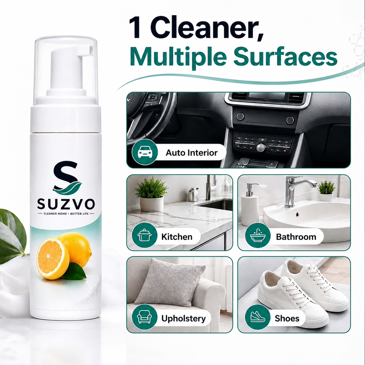 Multi-purpose Cleaning Mousse Foaming Cleaner 🧼