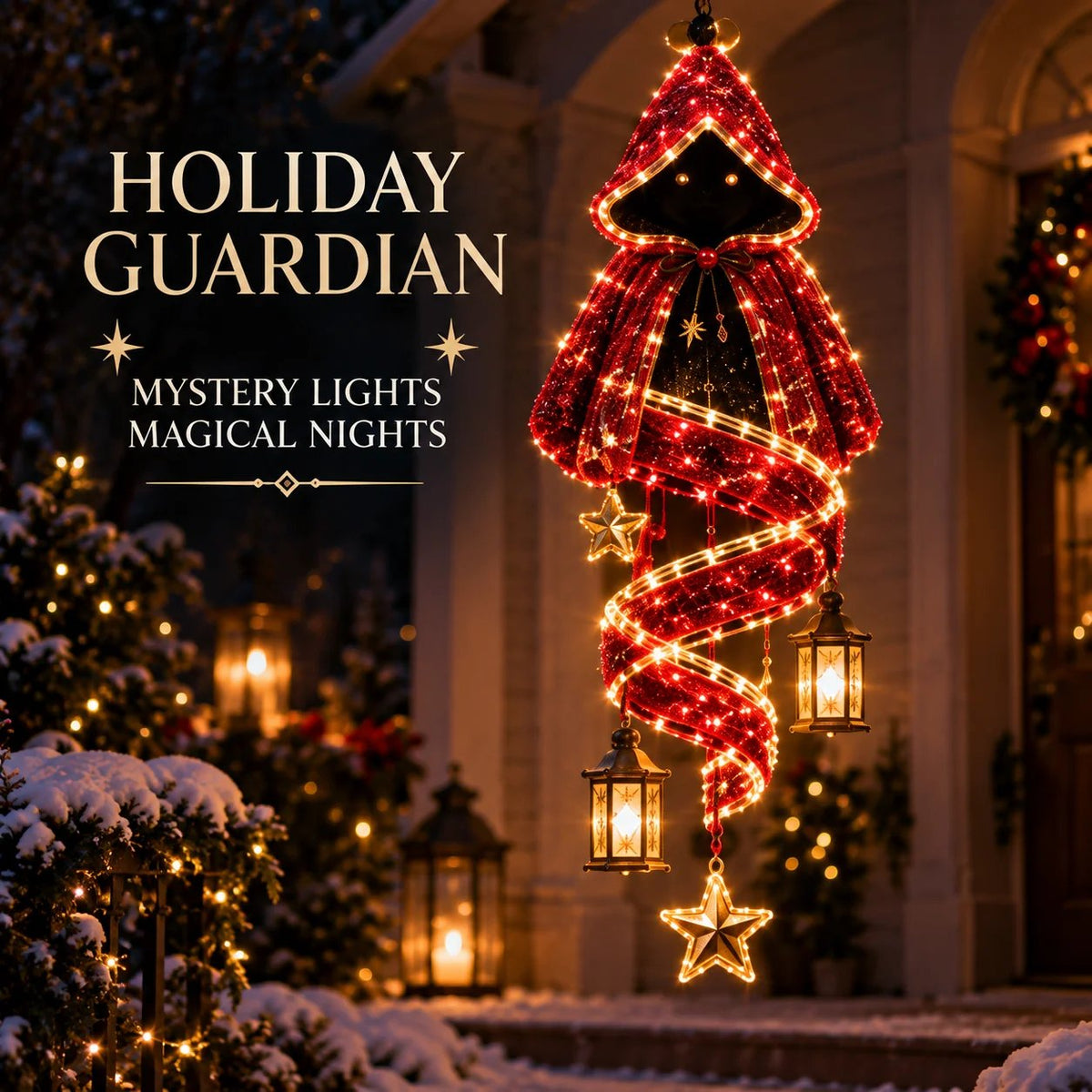 ⏳ ✨New Arrival 49% OFF – 🎄Christmas Magic Spiral™ Hanging LED Light Collection – 9 Festive Designs ✨ | Suspended Glowing Characters with Spiral Lights & Hanging Details for Porches, Windows, Entryways & Holiday Displays