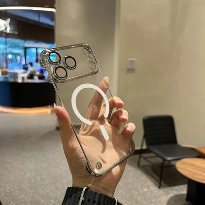 🔥New In Phone Case for iPhone 17 Series - Transparent Frameless Ultra Thin Magnetic Case