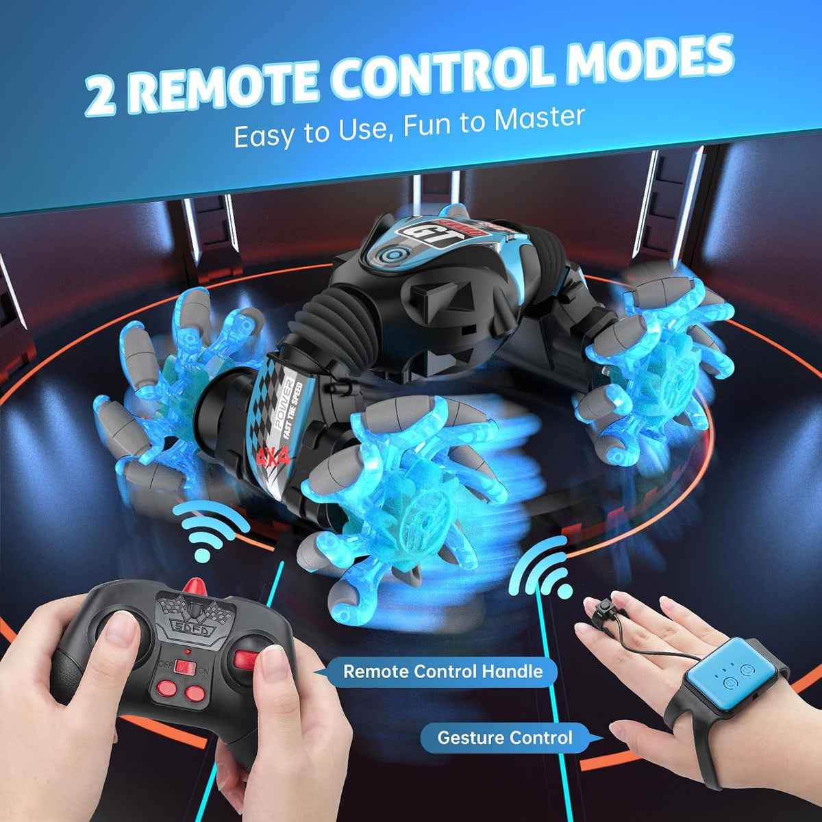 🚗RC Stunt Car with Hand Gesture Control