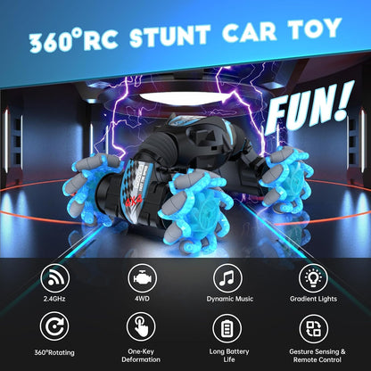 🚗RC Stunt Car with Hand Gesture Control