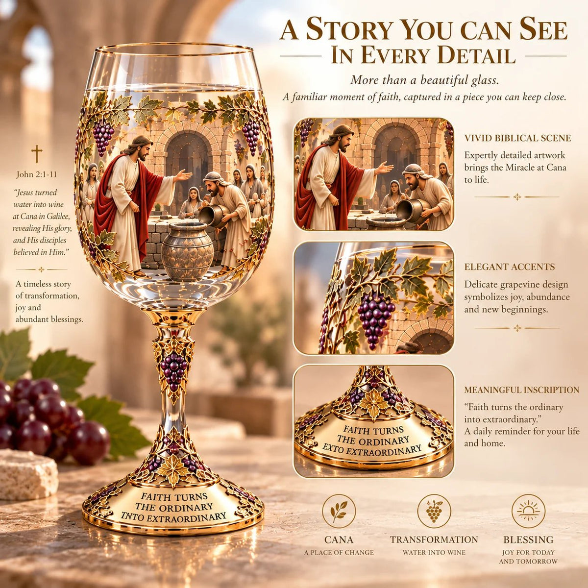 ✝️  🎁Two Glasses. One Miracle. A Story Worth Keeping